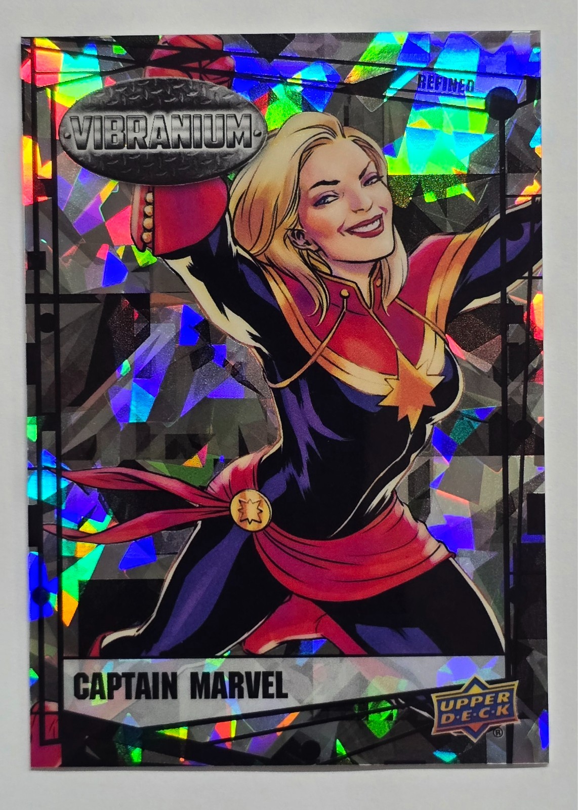 2015 Upper Deck Marvel Vibranium Captain Marvel #2 REFINED /99