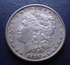 1886-S XF-AU MORGAN DOLLAR