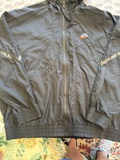Vintage 1996 Reflective Nike Windbreaker Running Jacket All Blacked Out