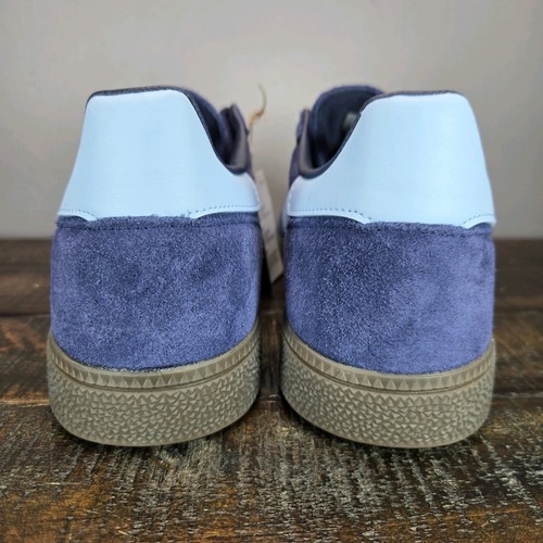 adidas Originals Handball Spezial Mens Size 10 Navy Gum Casual Shoes BD7633 - Picture 4 of 12