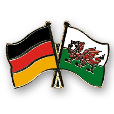Freundschaftspin Deutschland-Wales