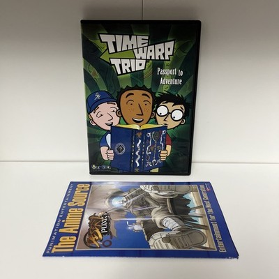Time Warp Trio Passport to Adventure DVD+Insert Paper Good Condition DVD Rare