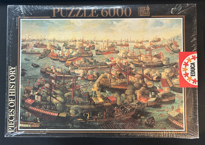 Educa 6000 Teile Puzzle Die Schlacht von Lepanto Brandneu