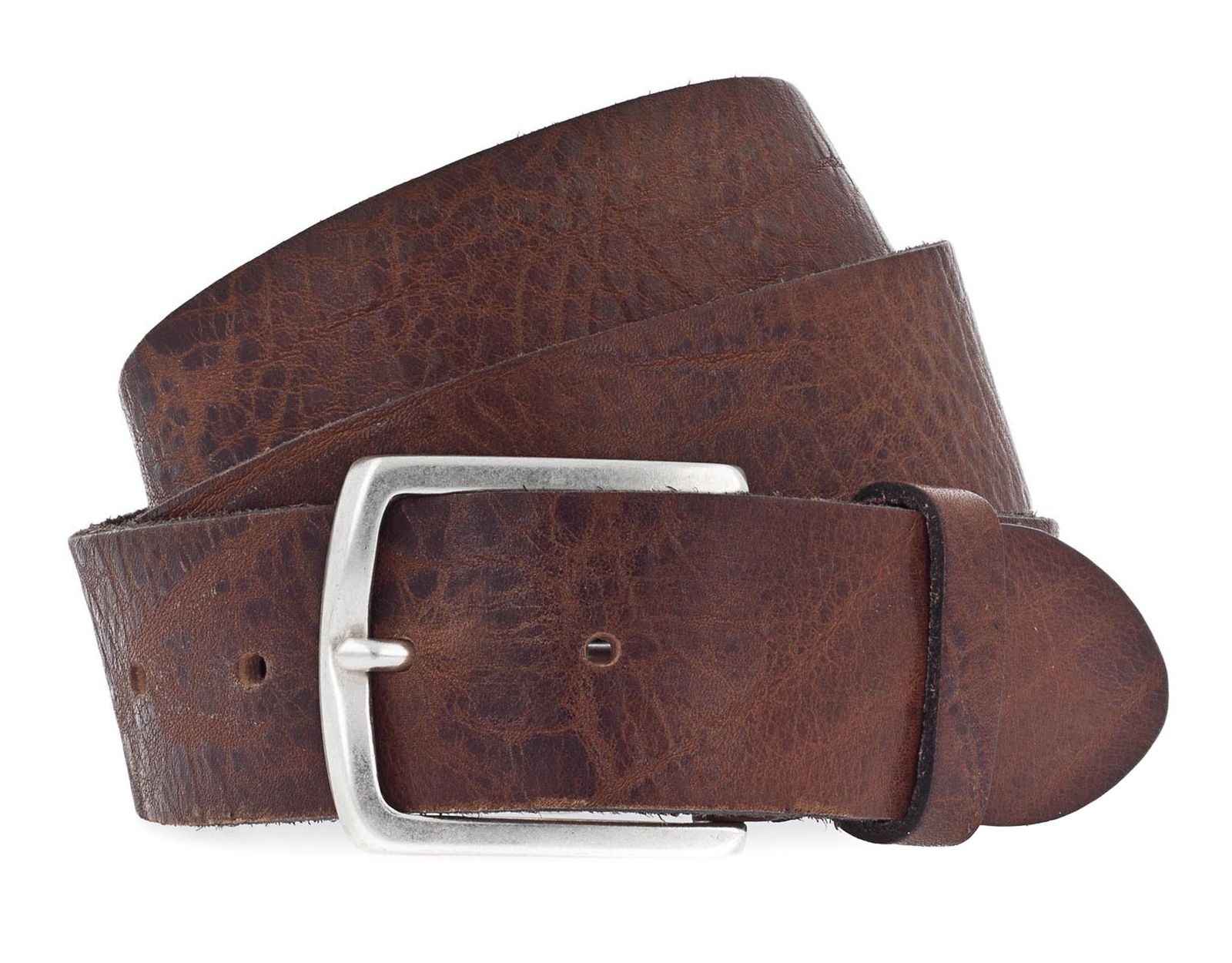 b.belt belt Zac Ledergürtel W105 Mid Brown