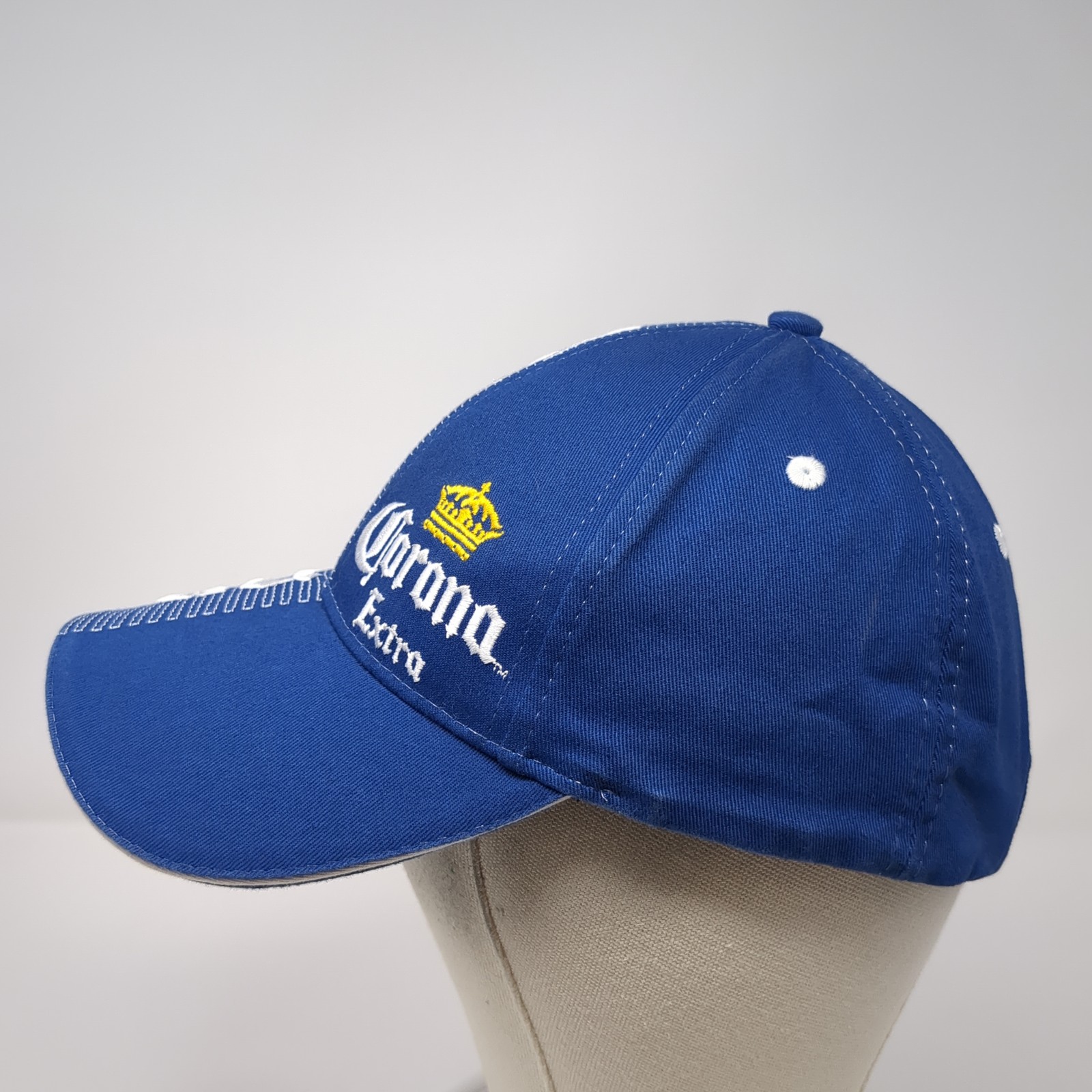 Corona Extra Strapback Baseball Hat Blue One Size… - image 3