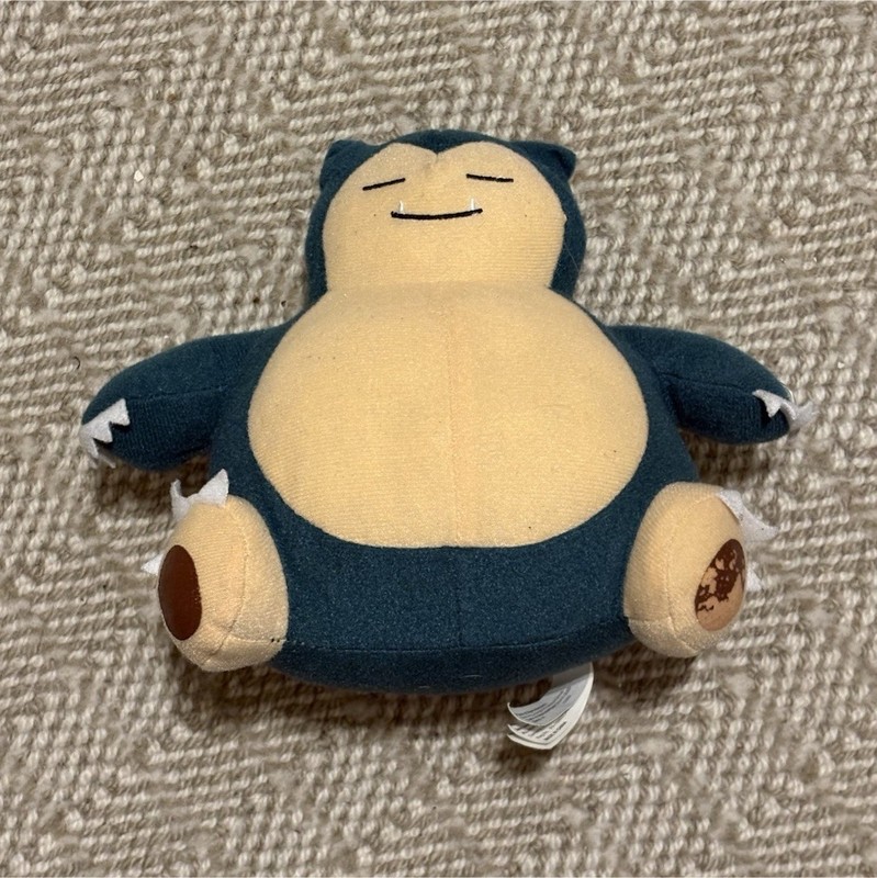 Toy Factory Pokémon Snorlax Plush Stuffed Toy Blue/Beige 6.5 in 2023