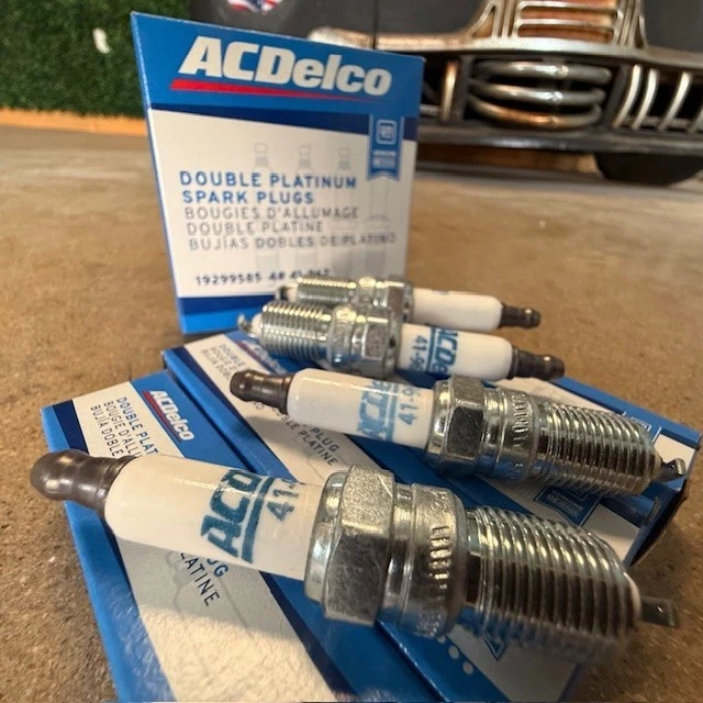 (4) ACDelco genuine 41-962 Double Platinum Spark Plugs - same as dealership - Image 2 of 4