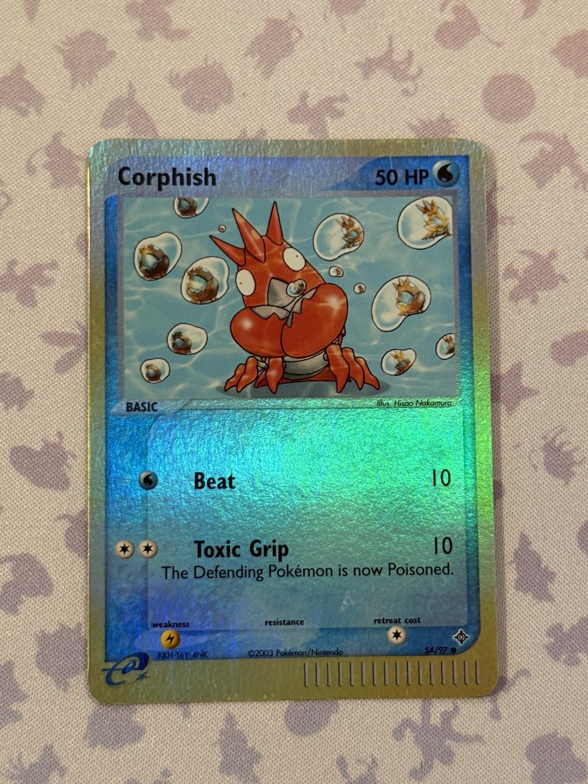 Corphish 54/97 - Pokemon TCG EX Dragon Reverse Holo Common eSeries - NM
