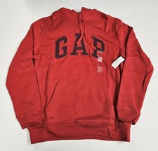 GAP Arch Logo Hoodie 'Crimson Red' - Size Medium - NEW W/ TAGS