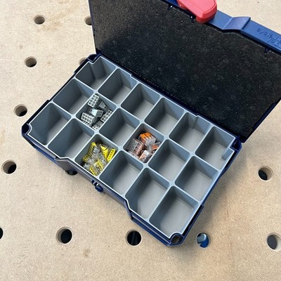 Einlage für Festool Tanos MINI Systainer T-Loc | Einsatz Organizer Fächer