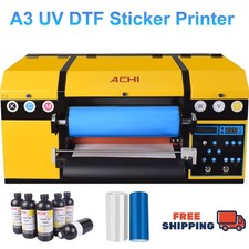 Us Stock New A3 Uv Dtf Sticker Printer 2pcs Xp600 Print Head For Diy Business