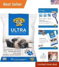 Ultra Clumping 40 lb Cat Litter - Unscented, Low Tracking, Dust-Free Formula 1.15 per pound