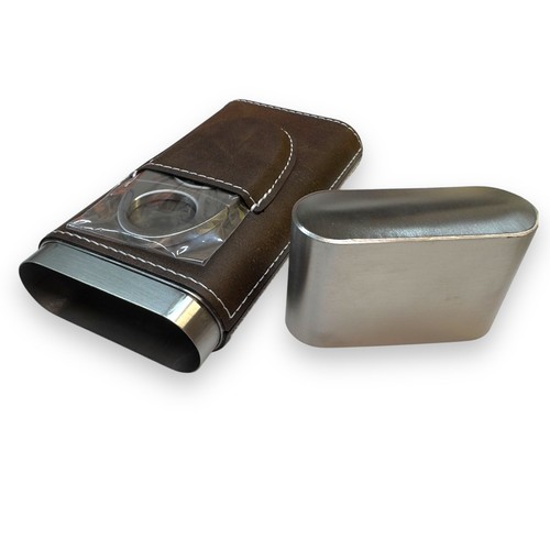 Estuche para cigarros con cortador - Ares God of War - Cuero - Imagen 5 de 8