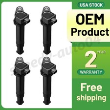 4-pack Ignition Coils Fit For 2006-2011 Hyundai Accent Kia Rio Rio5 1.6l Uf499