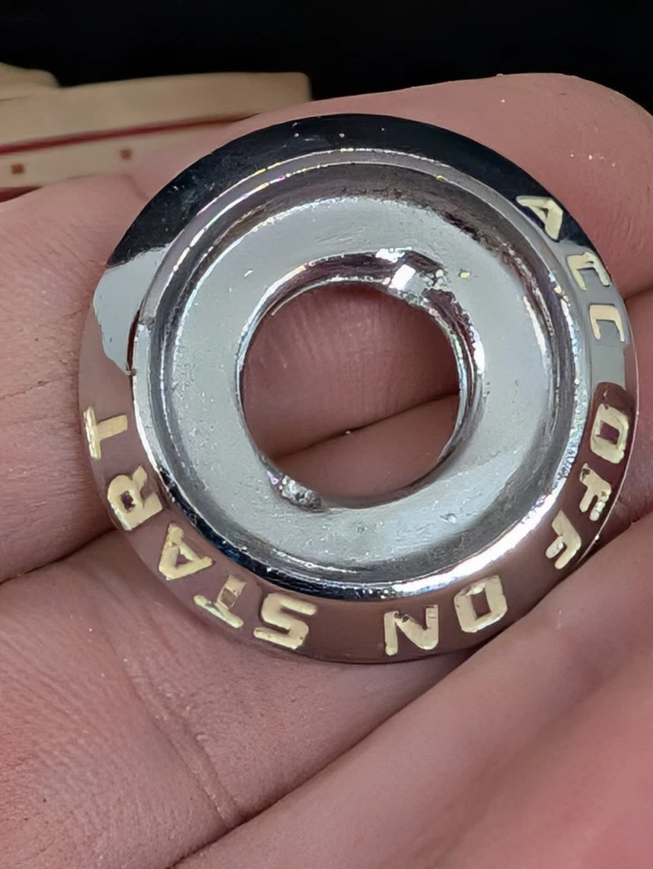 NUEVO 1954 1955 MERCURY MONTEREY MONTCLAIR 1 1/6" INTERRUPTOR DE ENCENDIDO BISEL FAC-11584A Foto 3 de 4