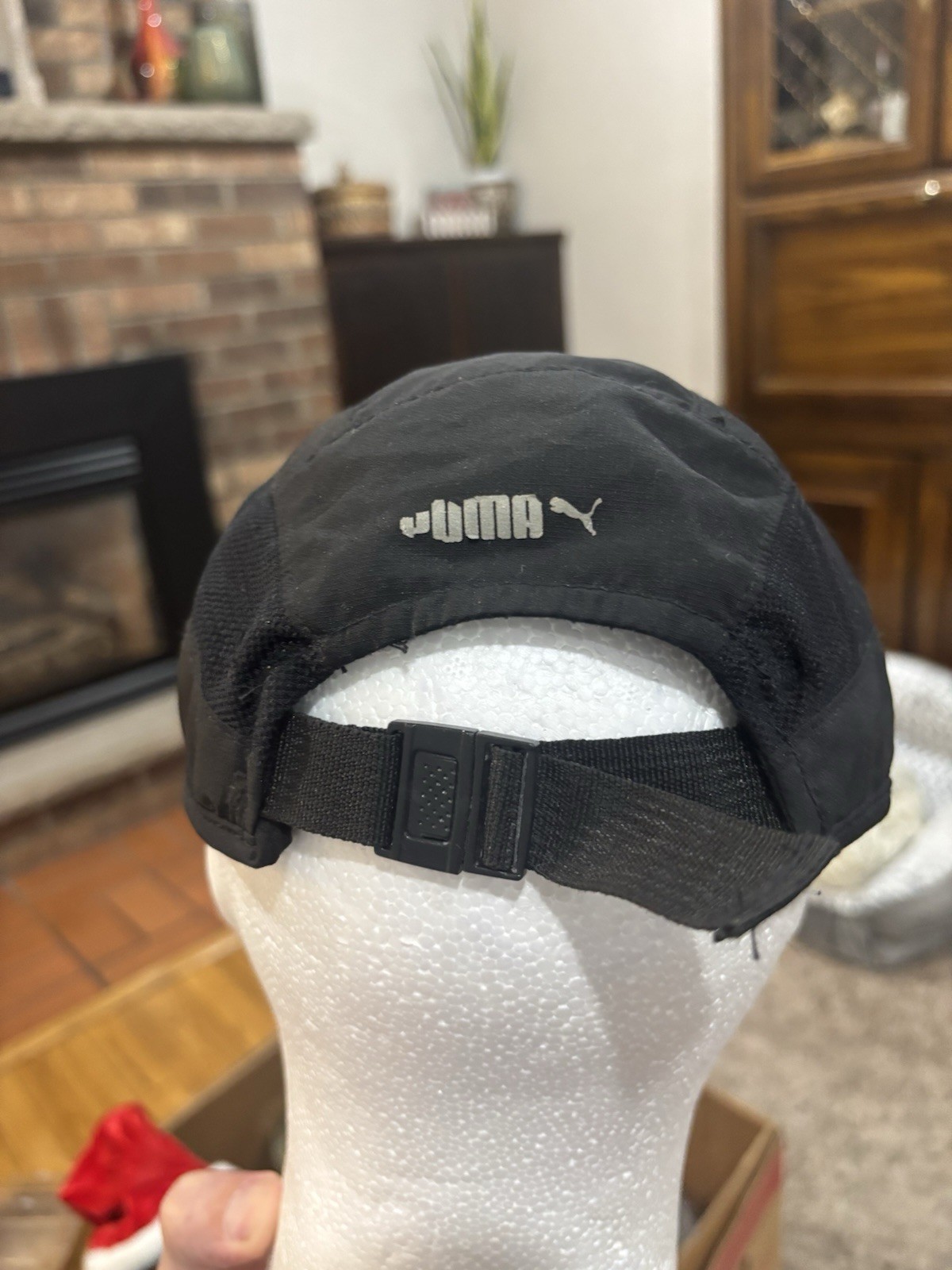 Puma Runner Lightweight Cap Hat Adjustable Black … - image 3