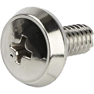 StarTech 12-24 Server Rack Screws - 50 pack - Nickel-plated (CABSCRWS1224)