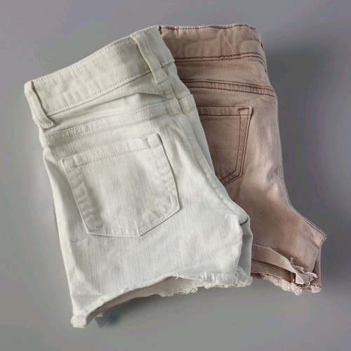 Bundle Cat & Jack Girls Large White Pink Shorts Boho Festival Cowgirl Stretch - Picture 9 of 9