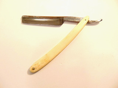 vintage ''King Otto'' straight razor:  D. Peres, Solingen, Germany