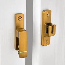 90/180 Degree Flip Latch - Heavy-Duty Lock Bolt for Gate, Barn, Garden, Fence...