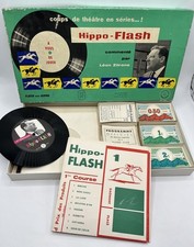 HIPPO-FLASH,  jeu pari course chevaux tiercé - Disque Zitrone - Comireix 1960's
