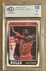 MICHAEL JORDAN 1988-89 FLEER #17 BECKETT BCCG 10 MINT OR BETTER BULLS