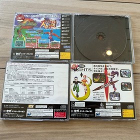Lot of 4 Sega Saturn Japan Import Games - USA Seller 