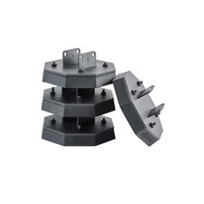 RV Leveling Pads,4-Pack Rubber Trailer Jack Pads,Each w/5000 lbs Capacity,Standa