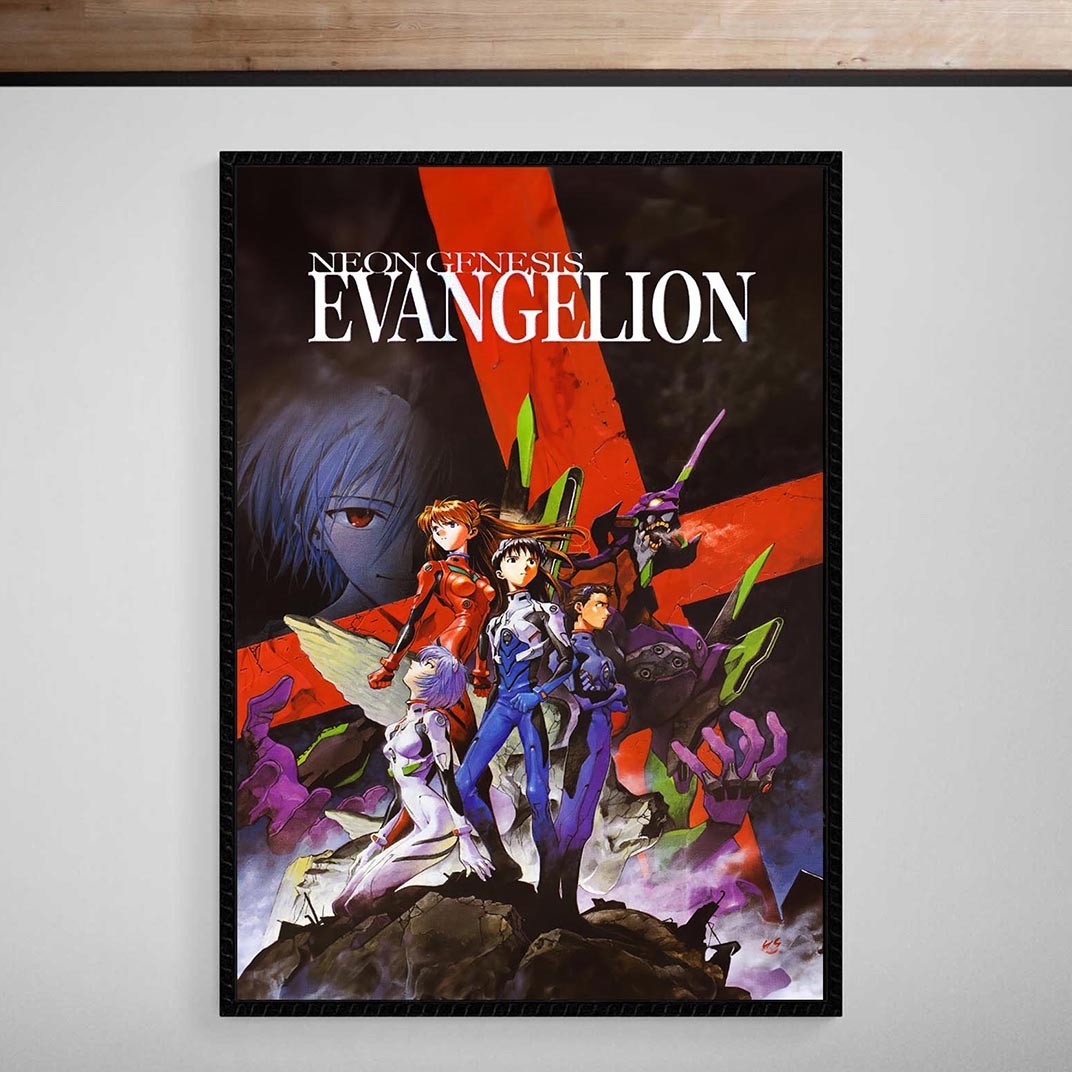 Póster Neon Genesis Evangelion Evangelion Anime Manga Japonés Giclée Impresión