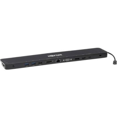 Eaton Tripp Lite Series USB-C Dock, Triple Display - 4K HDMI And DP, VGA, USB 3.