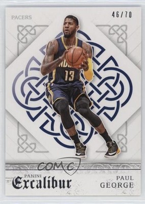 2015-16 Panini Excalibur Silver 46/70 Paul George #61 9o3