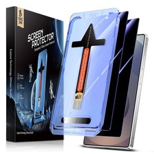 MAGIC JOHN 2 Pack for Samsung Galaxy S25 Ultra Privacy Tempered Glass Screen...