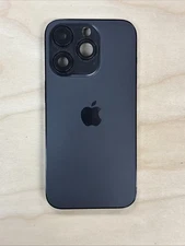 CRACKED iPhone 14 Pro Space Black Housing Replacement OEM Original Apple