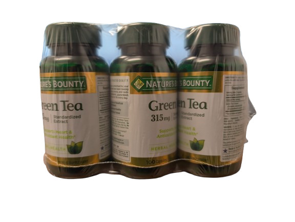 Nature&rsquo;s Bounty Green Tea Extract 315mg 100ct 3 Pack Exp 03/2028