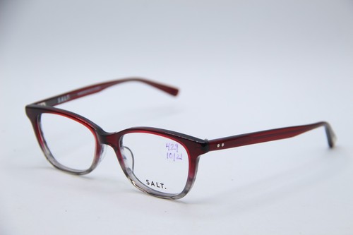 NEW SALT. SALT COOKIE RQ RED FADE GREY AUTHENTIC FRAMES EYEGLASSES 47-16