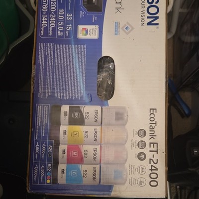 Epson EcoTank ET-2400 All-In-One Ink Tank Printer Color Wireless Scanner Copier