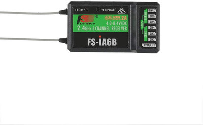 Flysky RC Fs-Ia6B Receiver 2.4G 6 Channel I-Bus PPM Receiver Compatible with Fly