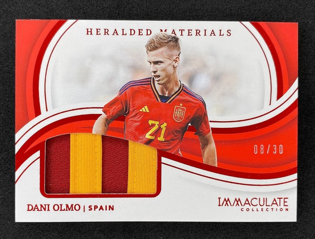 Panini 2023-24 Immaculate Soccer Dani Olmo Patch /30 Spain
