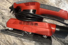 Corded Electric Sheet Sander Red/Grey Sanding Polishing Furniture