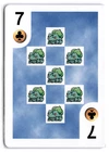 Vintage 1999 Bicycle Pokemon Poker Card - Bulbasaur - 7 of Clubs