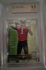 2015 Topps Chrome Jamis Winston RC BGS 9.5 ~Tampa Bay Buccaneers~ #200 BGS 9.5