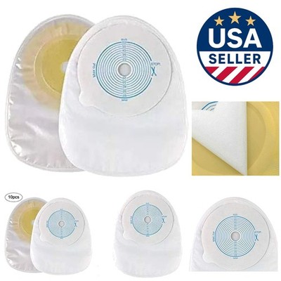 Comfortable and Discreet Disposable Colostomy Bags - Max Cut 20-65MM, Pack of 10