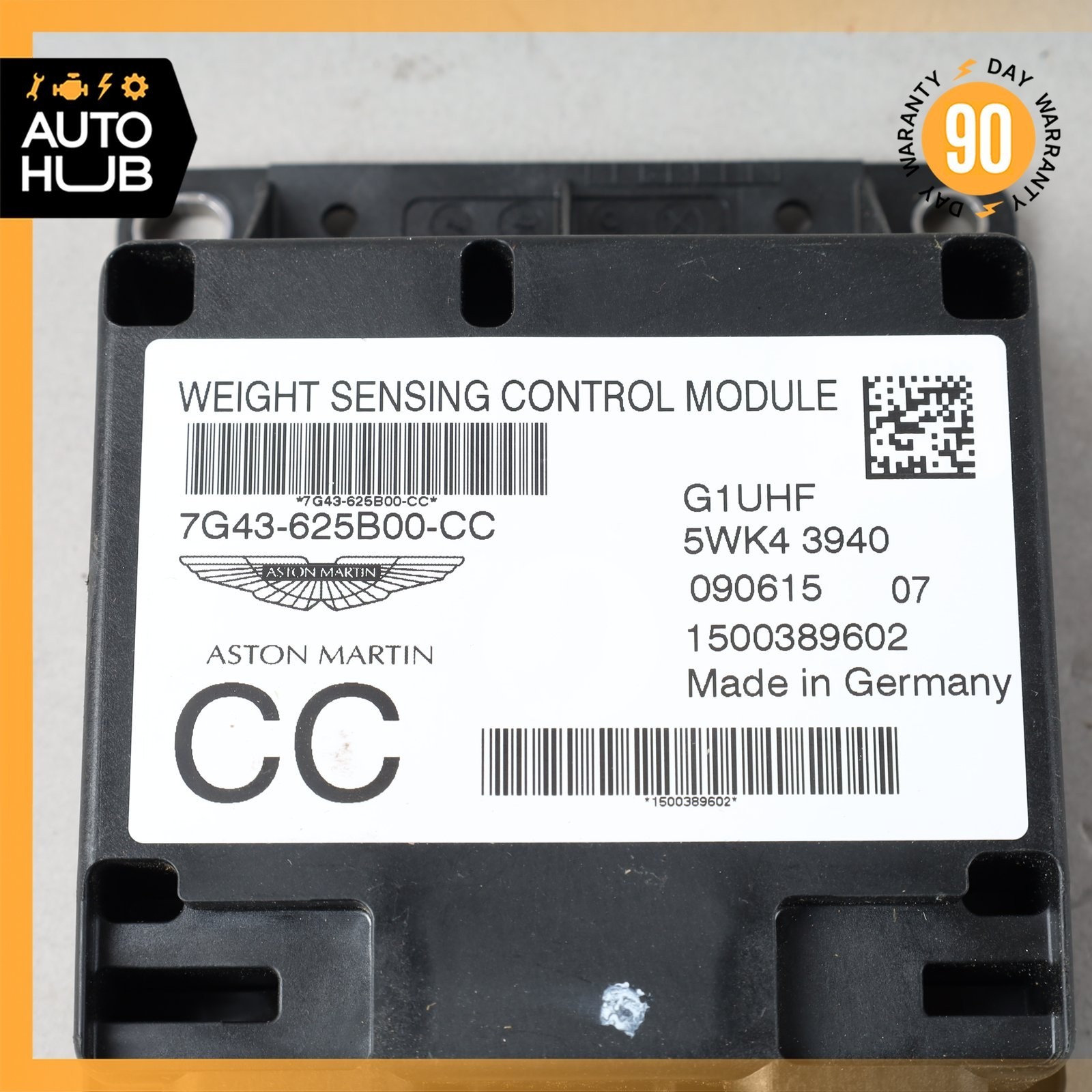 10-19 Aston Martin Rapide DB9 Right Seat Weight Sensor Control Module OEM