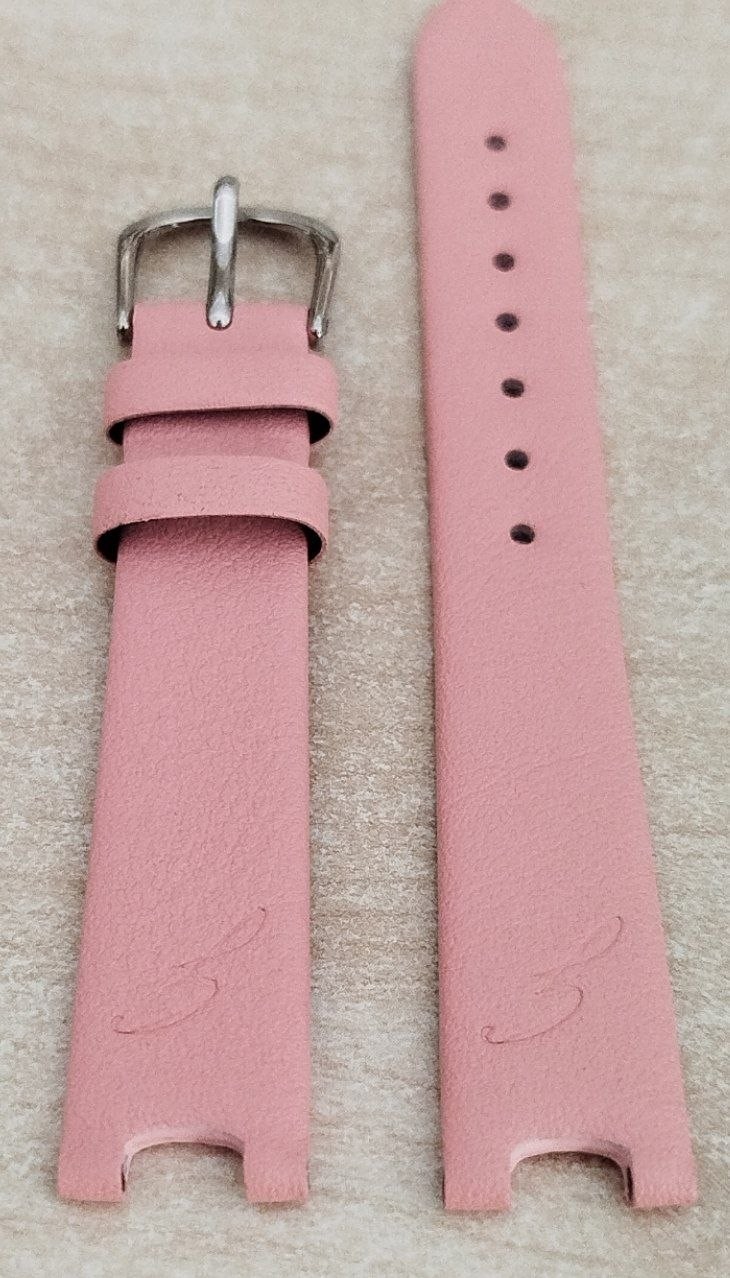 Gattinoni Cinturino Di Ricambio Orologi Vera Pelle Rosa Mm16 — foto 2
