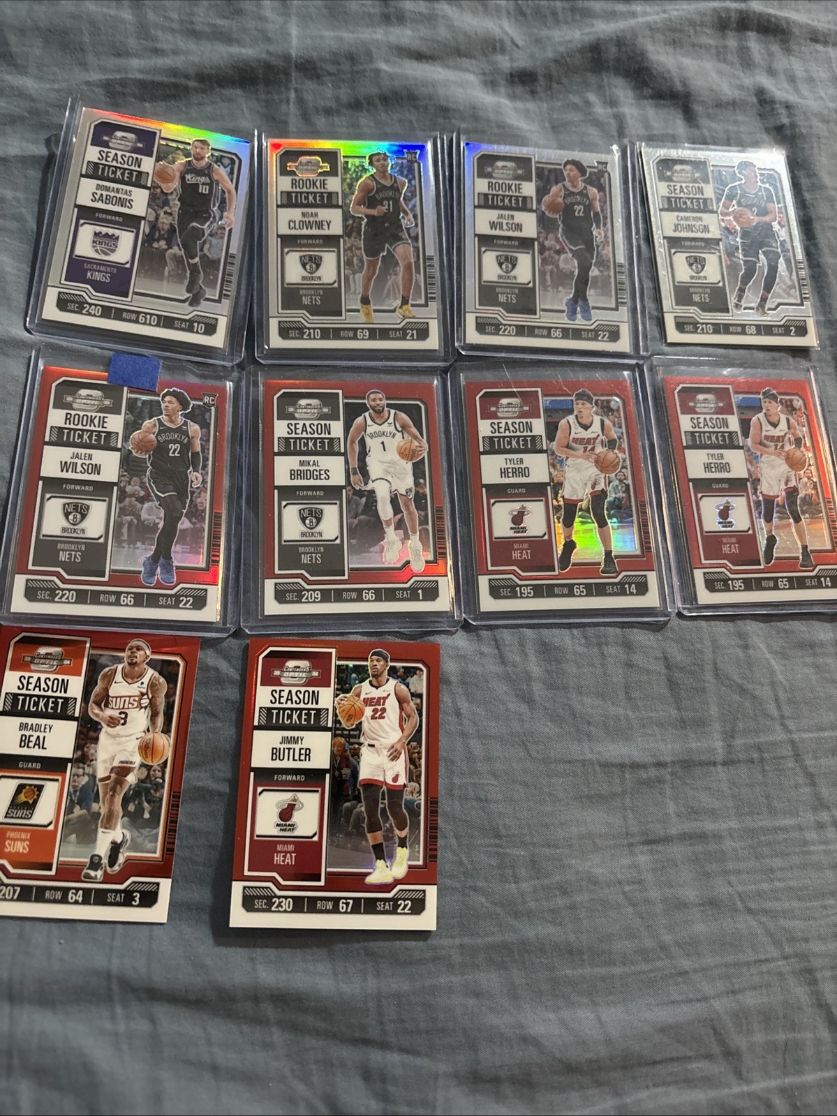 2023-24 Contenders Optic Lots of 13 cards RC Veteran /149 /99 /43