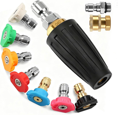 #ad Pressure Washer Tips Turbo Nozzle 4000 PSI Rotating Pressure Washer Nozzle Tips $35.65