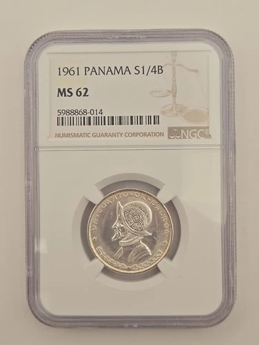 1961 Panama S1/4B NGC MS62