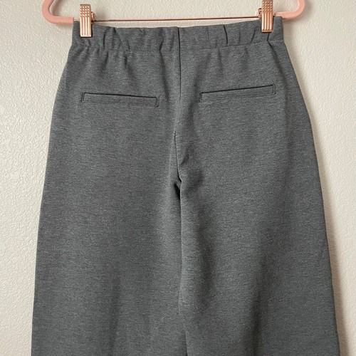 Everlane Hose Damen Größe XS grau The Dream Doppelstrick gerades Bein Stretch - Bild 9 von 12