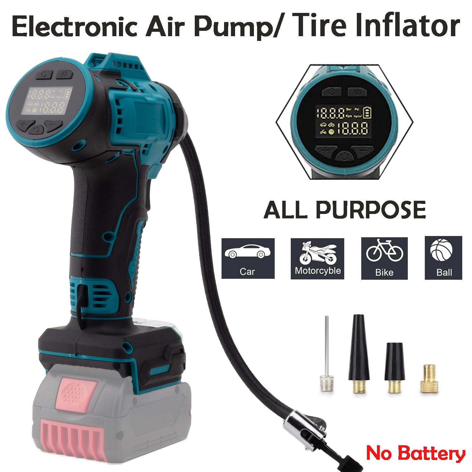 For Bosch 18v Gba Battery 160psi Portable