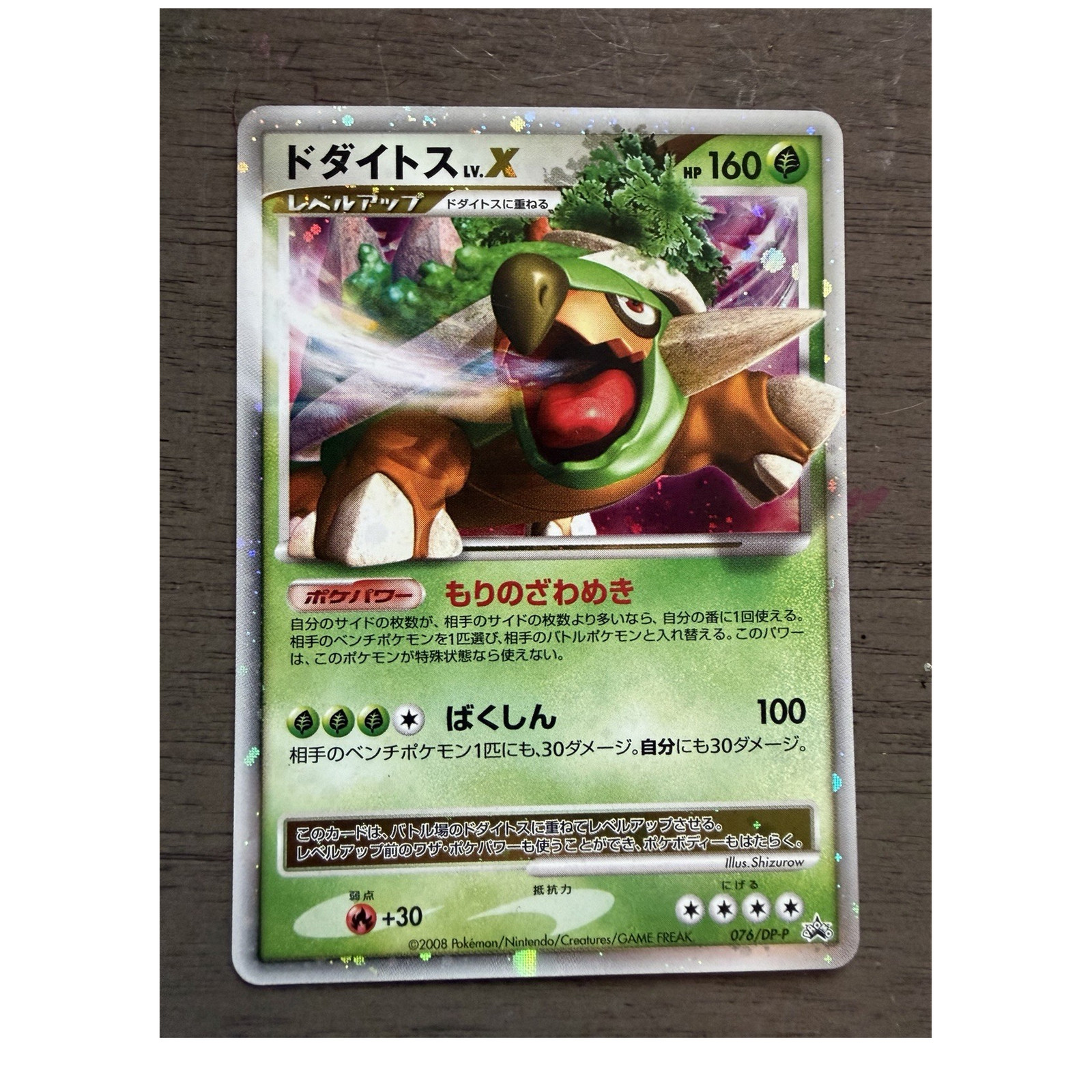 Pokemon Torterra LV.X DP-P Promo 076/DP-P Holo Japanese NM | eBay